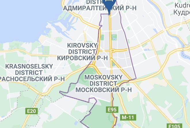 Saint Petersburg - Holiday Inn St Petersburg Moskovskye Vorota Maps
