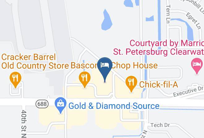Pinellas - Holiday Inn St Petersburg N Clearwater Maps