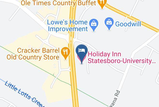 Bulloch - Holiday Inn Statesboro University Area Maps