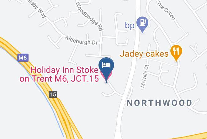 Staffs - Holiday Inn Stoke On Trent M6 Jct 15 Maps