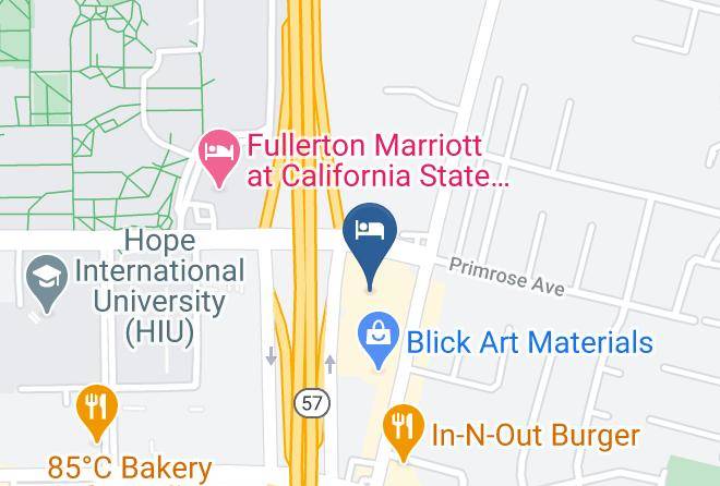 Orange - Doubletree By Hilton Fullerton Maps