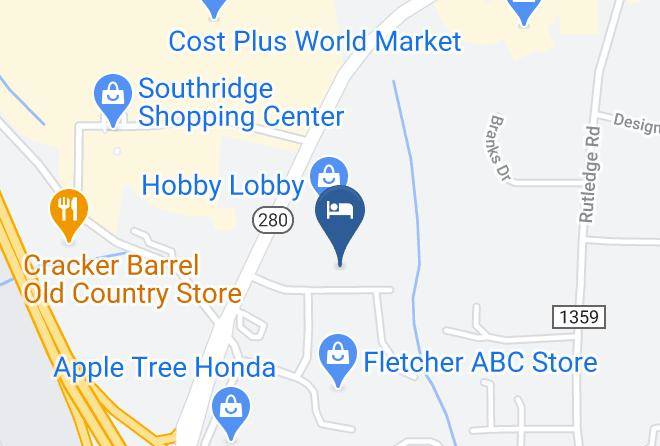 Buncombe - Holiday Inn & Suites Arden Asheville Airport Maps