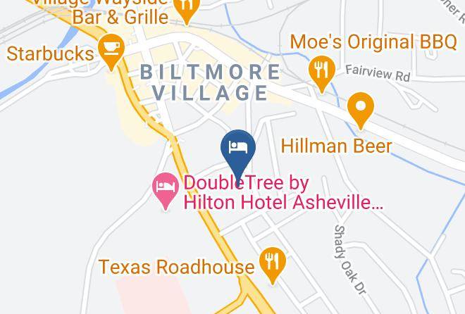 Holiday Inn & Suites Asheville Biltmore Village Area Map