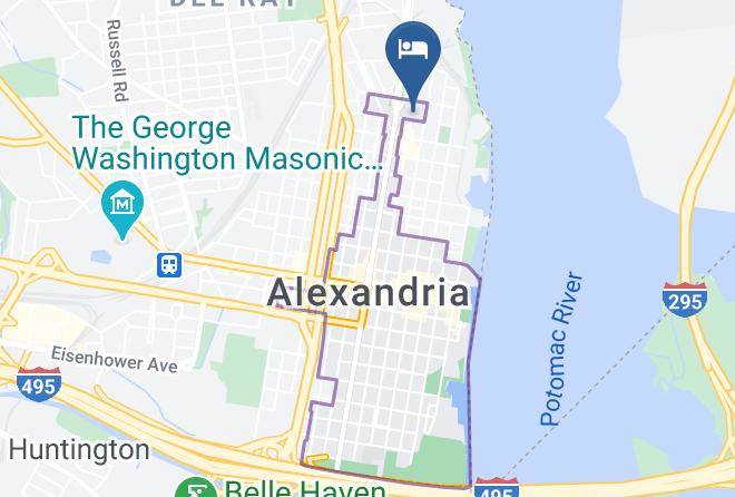 Alexandria City - Holiday Inn & Suites Alexandria Old Town Maps