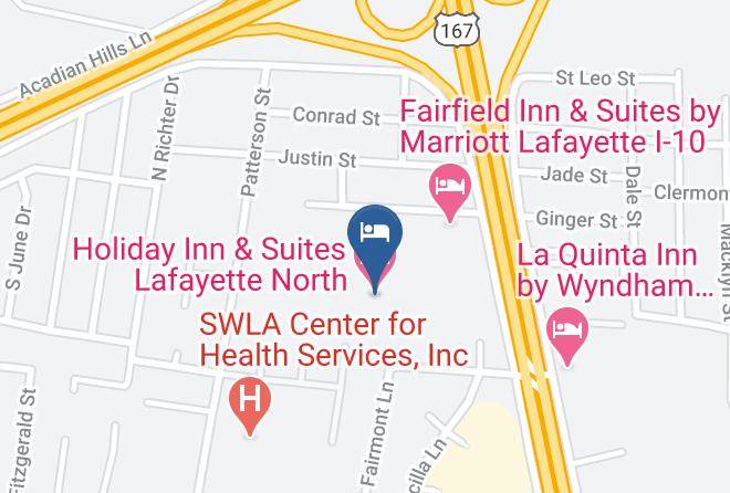 Lafayette Par - Holiday Inn & Suites Lafayette North Maps