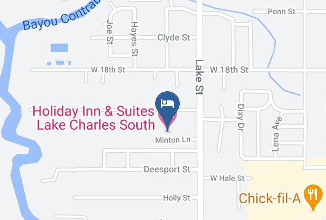 Calcasieu Par - Holiday Inn & Suites Lake Charles South Maps