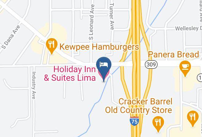 Allen - Holiday Inn & Suites Lima Maps