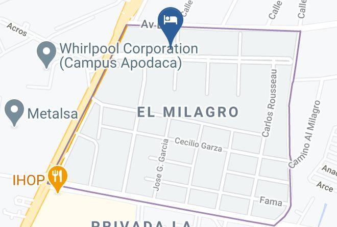 Apodaca - Holiday Inn & Suites Monterrey Apodaca Zona Airport Maps