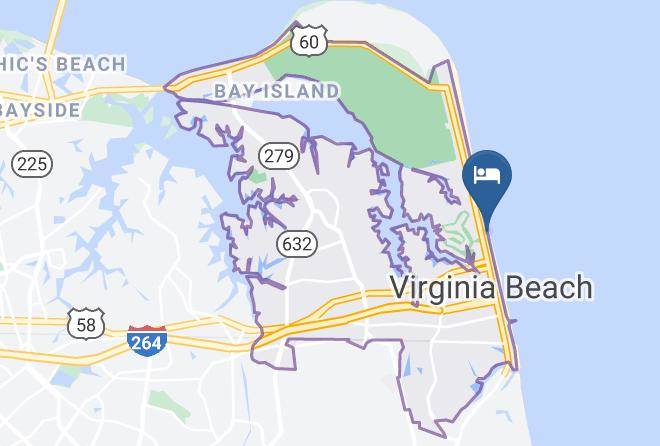 Virginia Beach City - Holiday Inn & Suites Virginia Beach North Beach Maps
