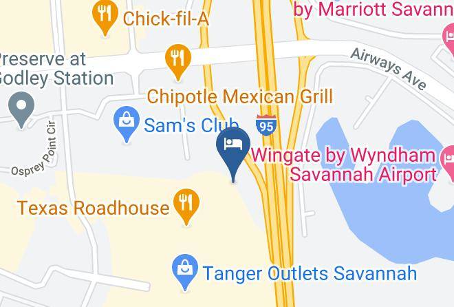 Chatham - Holiday Inn & Suites Savannah Airport Pooler Maps