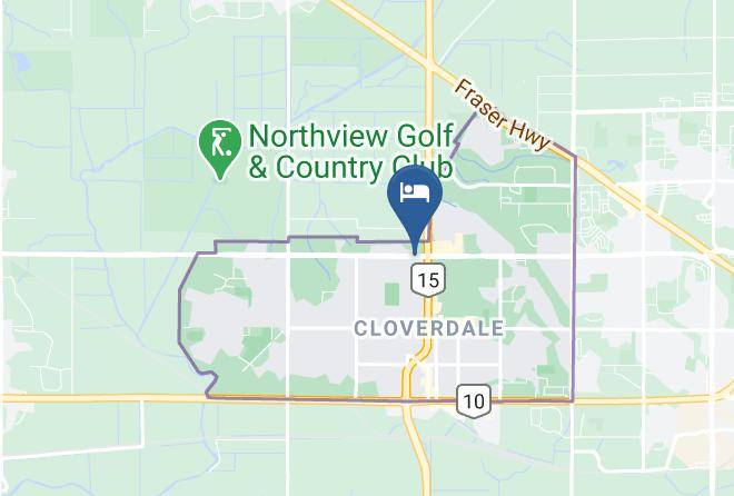 Holiday Inn & Suites Surrey East Cloverdale Map