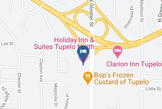 Lee - Holiday Inn & Suites Tupelo North Maps