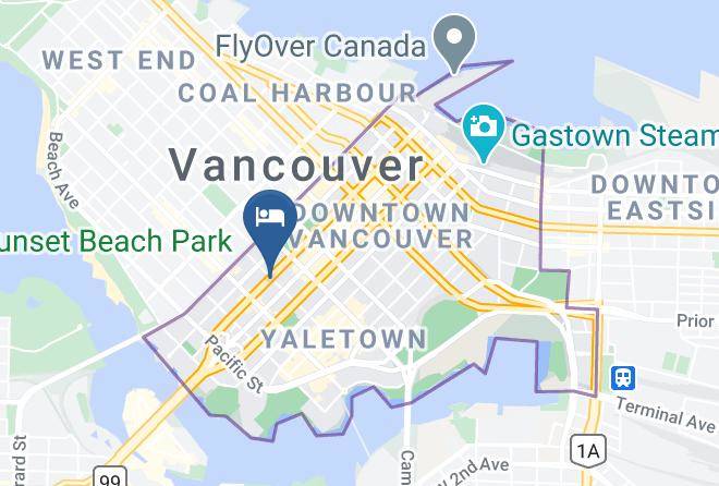 Holiday Inn & Suites Vancouver Downtown Map - British Columbia - Greater Vancouver