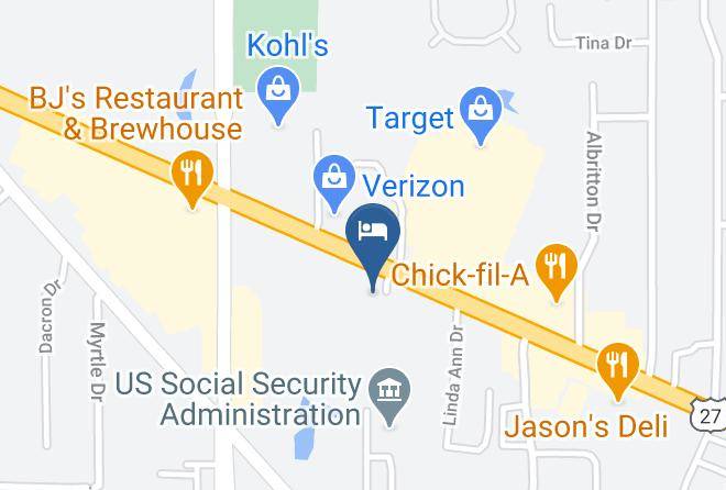 Leon - Holiday Inn Tallahassee E Capitol Univ Maps