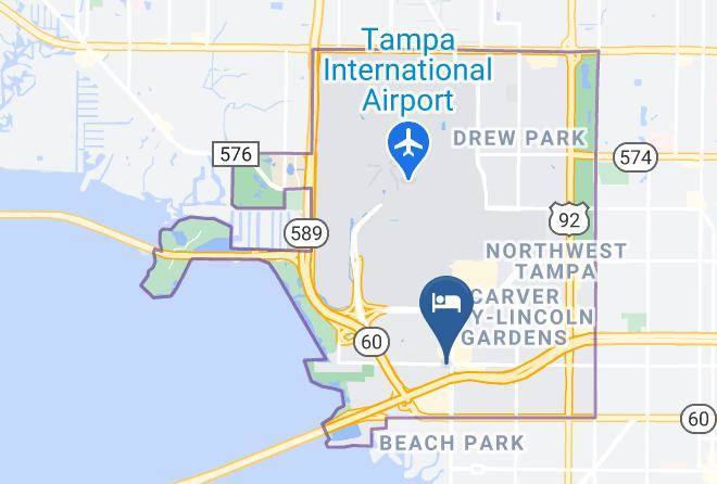 Hillsborough - Holiday Inn Tampa Westshore Airport Area Maps