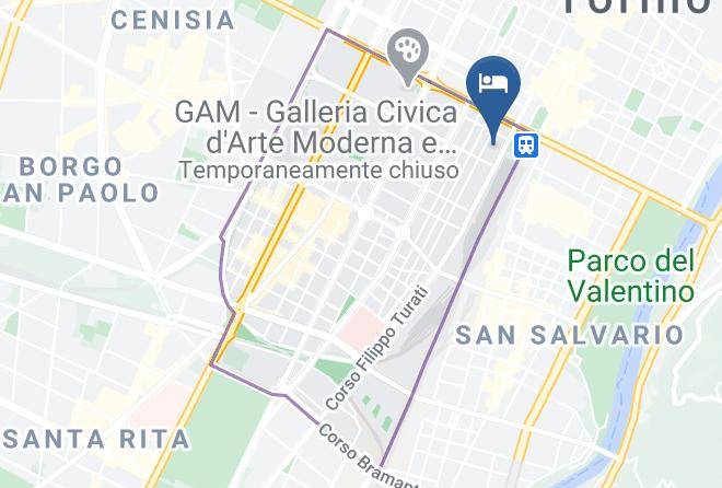 Holiday Inn Turin City Centre Map