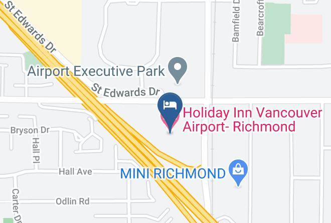 Holiday Inn Vancouver Airport Richmond Map