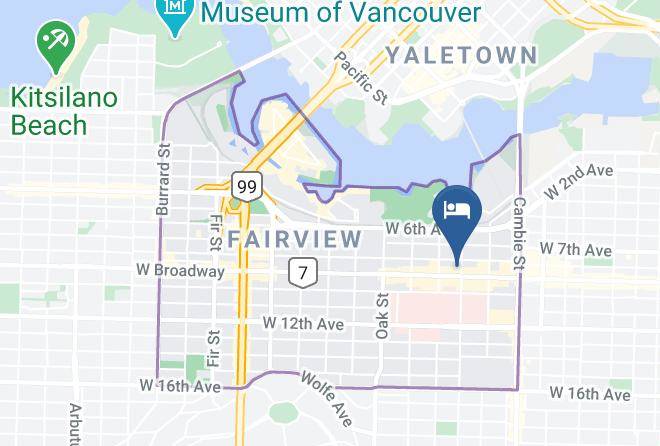 Greater Vancouver - Holiday Inn Vancouver Centre Maps