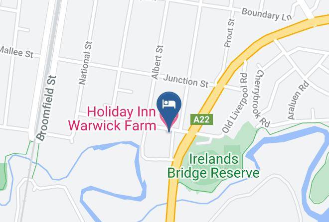 Fairfield - Holiday Inn Warwick Farm Maps