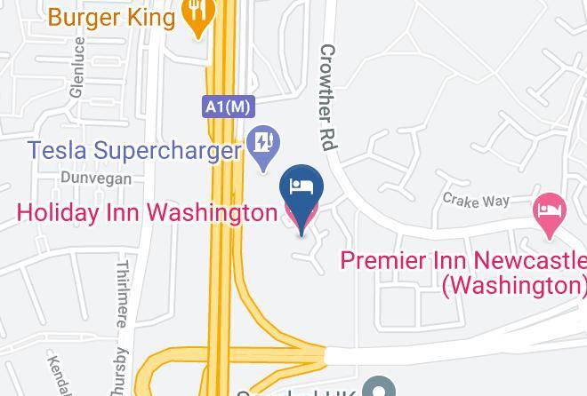 Sunderland - Holiday Inn Washington Maps