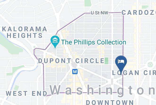 City Of Washington - Holiday Inn Washington Central White House Maps