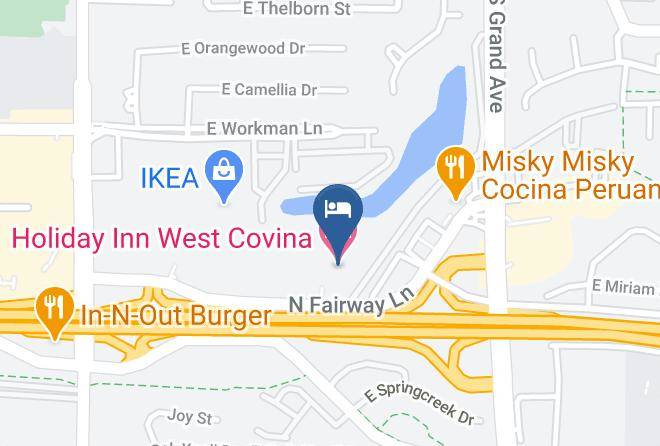 Los Angeles - Holiday Inn West Covina Maps