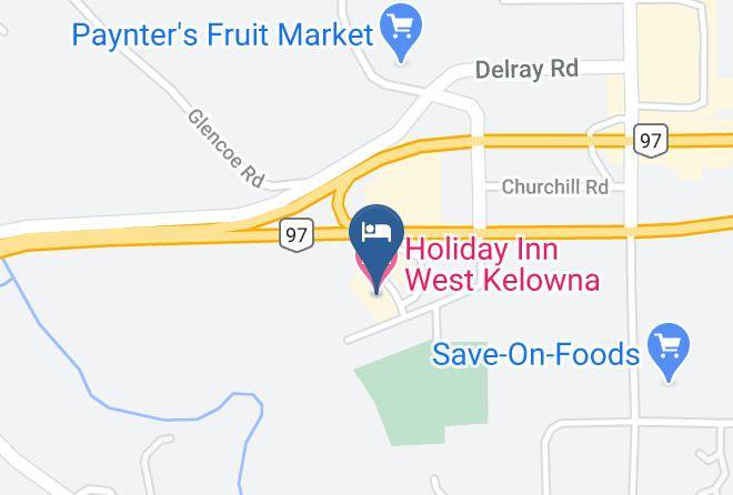 Holiday Inn West Kelowna Map