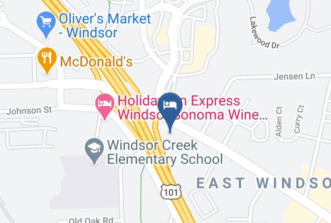 Sonoma - Holiday Inn Windsor Wine Country Maps