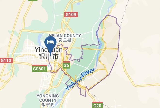 Holiday Inn Yinchuan Int'l Trade Centre Map