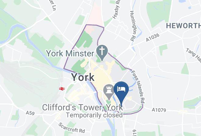 York - Holiday Inn York City Centre Maps