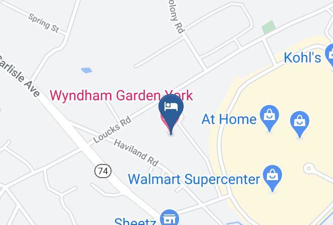 York - Holiday Inn York Lancaster Maps