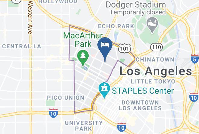 Los Angeles - Holiday Lodge Maps