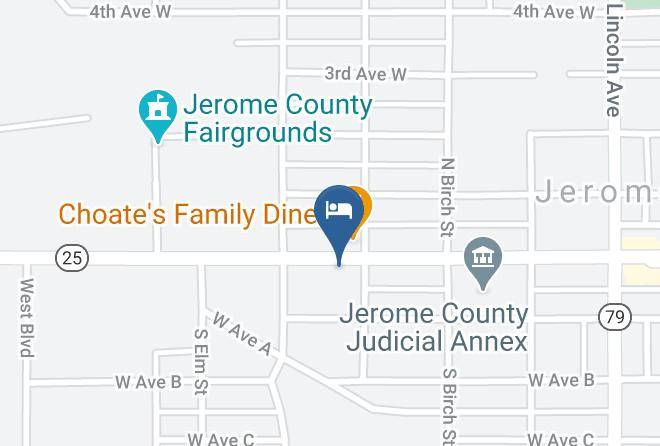 Jerome - Holiday Motel Maps