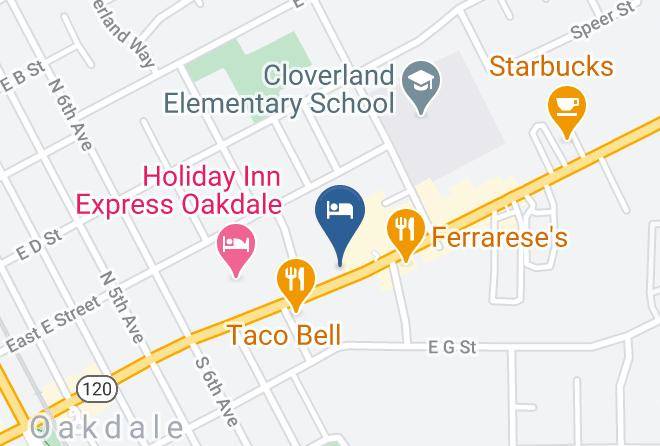 Stanislaus - Holiday Motel Oakdale Maps