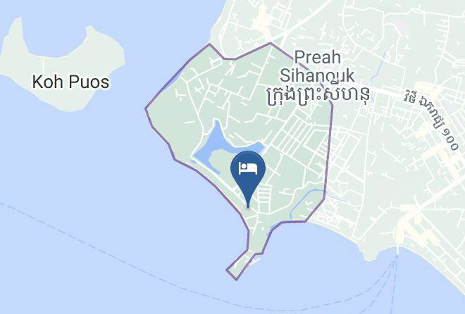 Preah Sihaknuk Town - Holiday Palace Casino & Resort Maps