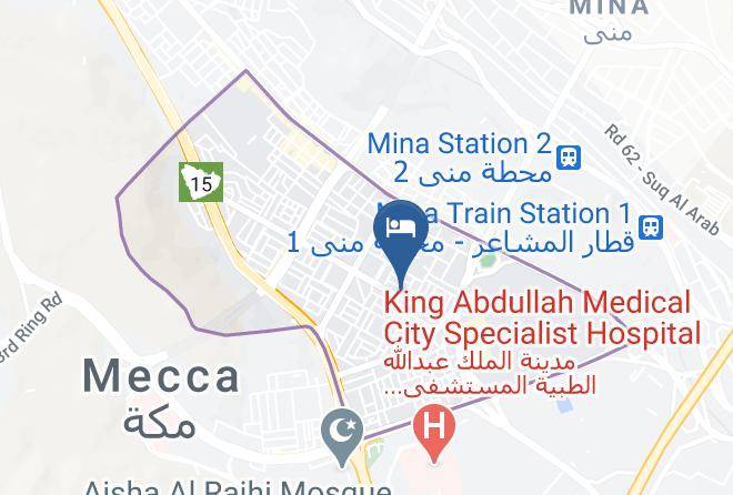 Mecca - Holiday Palace Makkah Hotel Maps