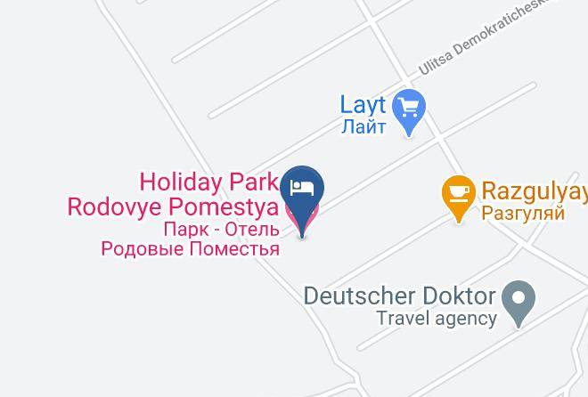 Tyumen - Holiday Park Rodovye Pomestya Maps