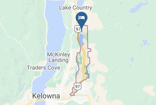 Central Okanagan - Holiday Park Rv & Condo Resort Maps