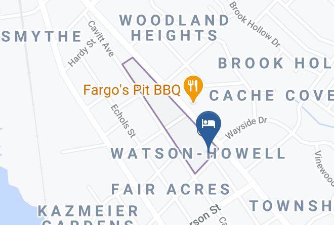 Brazos - Holiday Plaza Motel Maps