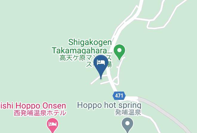 Yamanouchi Townshimotakai District - Holiday Plaza Shigakogen Maps