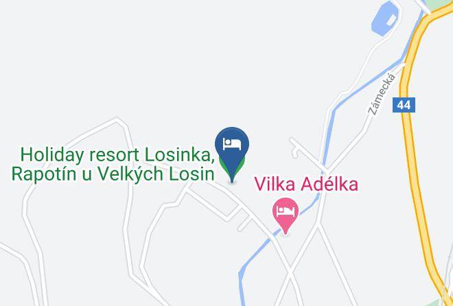 Sumperk - Holiday Resort Losinka Rapotin U Velkych Losin Maps