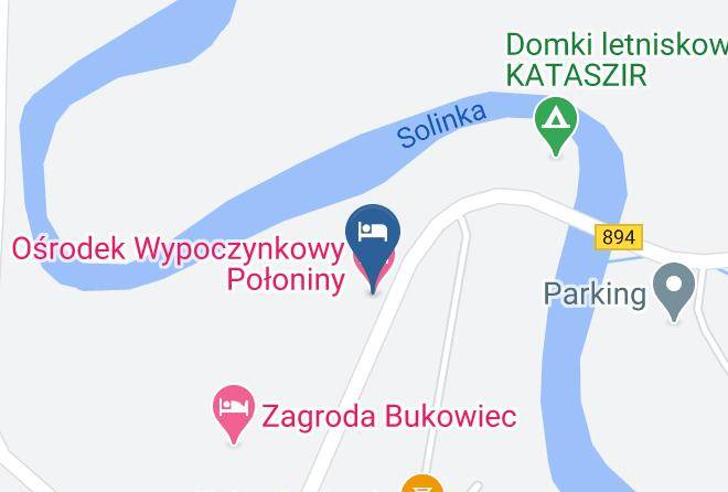 Holiday Resort Poloniny Map