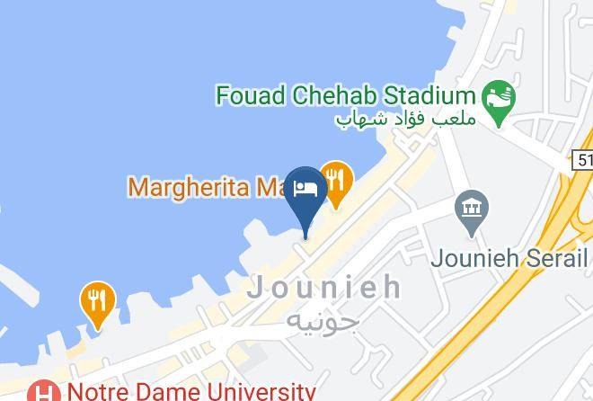 Kesrwan - Holiday Suites Hotel & Beach Resort Maps