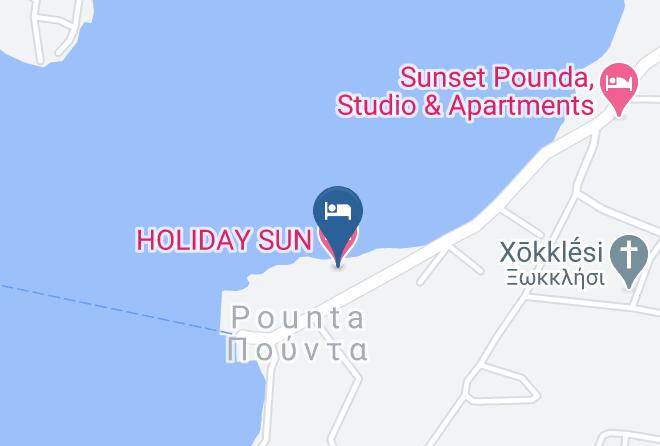 Paros - Holiday Sun Hotel Maps