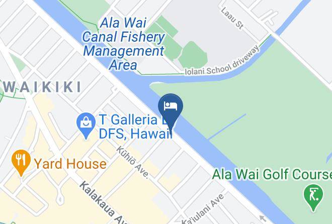 Honolulu - Holiday Surf Hotel Maps