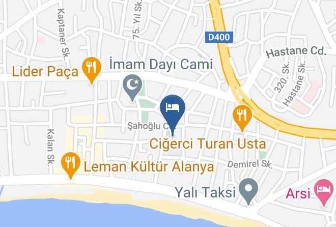 Alanya - Holiday World Hotel Maps