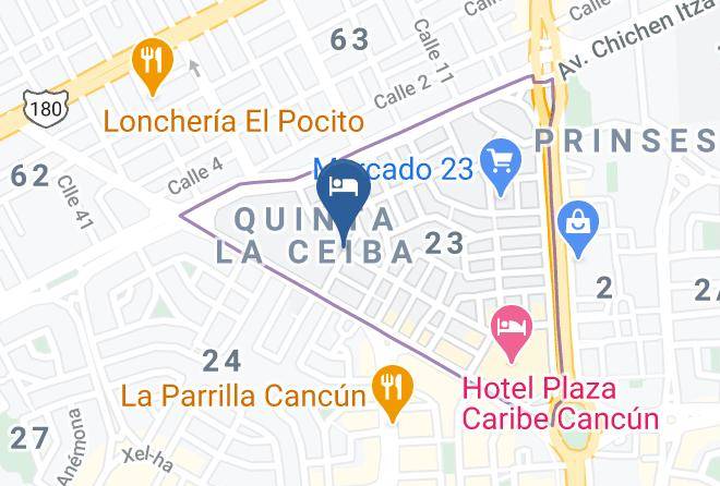 Benito Juarez - Holidays Cancun Maps