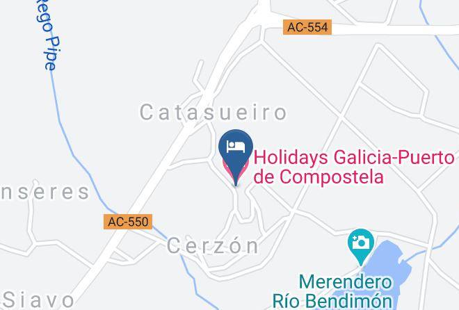 Auna - Holidays Galicia Puerto De Compostela Maps