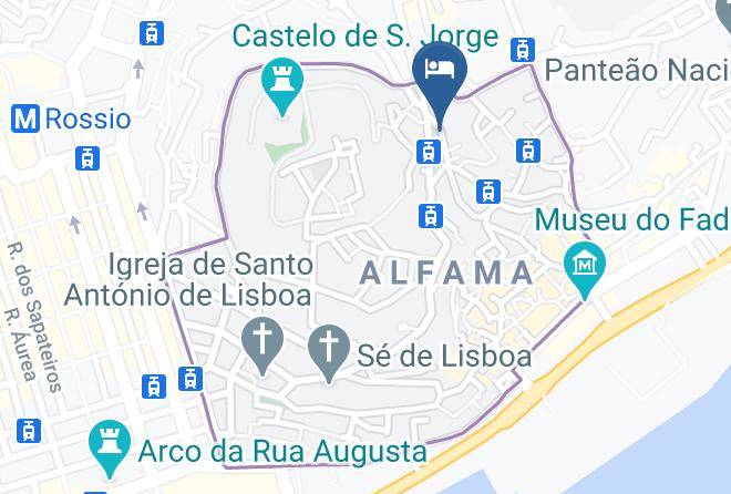 Holidays In Castle Alfama Map