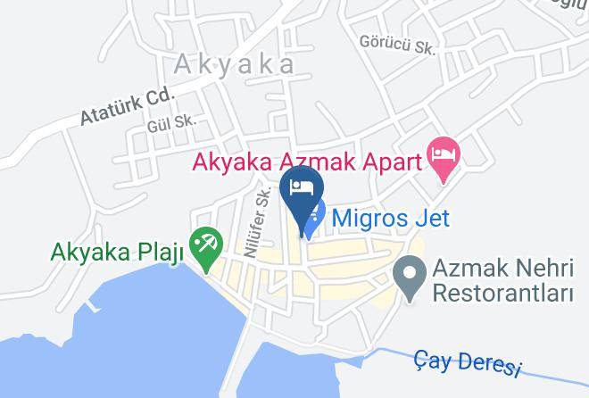 Ula - Yelken Hotel Akyaka Maps